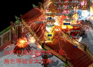 如何快速提升传奇私服角色等级全天攻略? 如何快速提升传奇私服角色等级全天攻略?