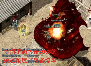 ���ƽ�⴫��BOSS����ս�Ѷ���װ�����ʣ�