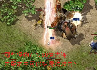 哪些怪物在1.80复古连击版本中可以被魔法攻击? 哪些怪物在1.80复古连击版本中可以被魔法攻击?
