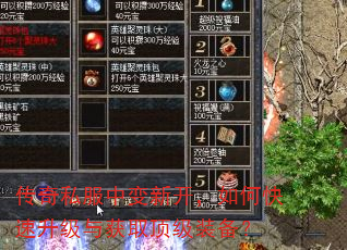 传奇私服中变新开,如何快速升级与获取顶级装备? 传奇私服中变新开,如何快速升级与获取顶级装备?